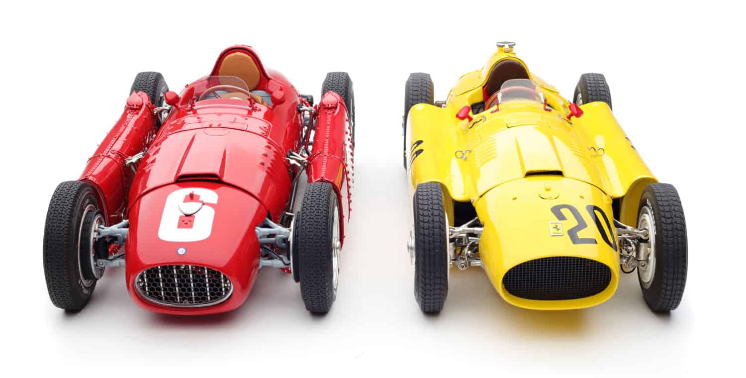 Bundle Ferrari D50 #20 Pilette + Lancia D50 #6 Ascari CMC M-184 LE 1.000