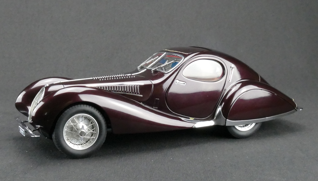 Talbot-Lago Coupé T150 C-SS Figoni & Falaschi "Teardrop" "Memory Edition" Aubergine CMC M-179 #0001