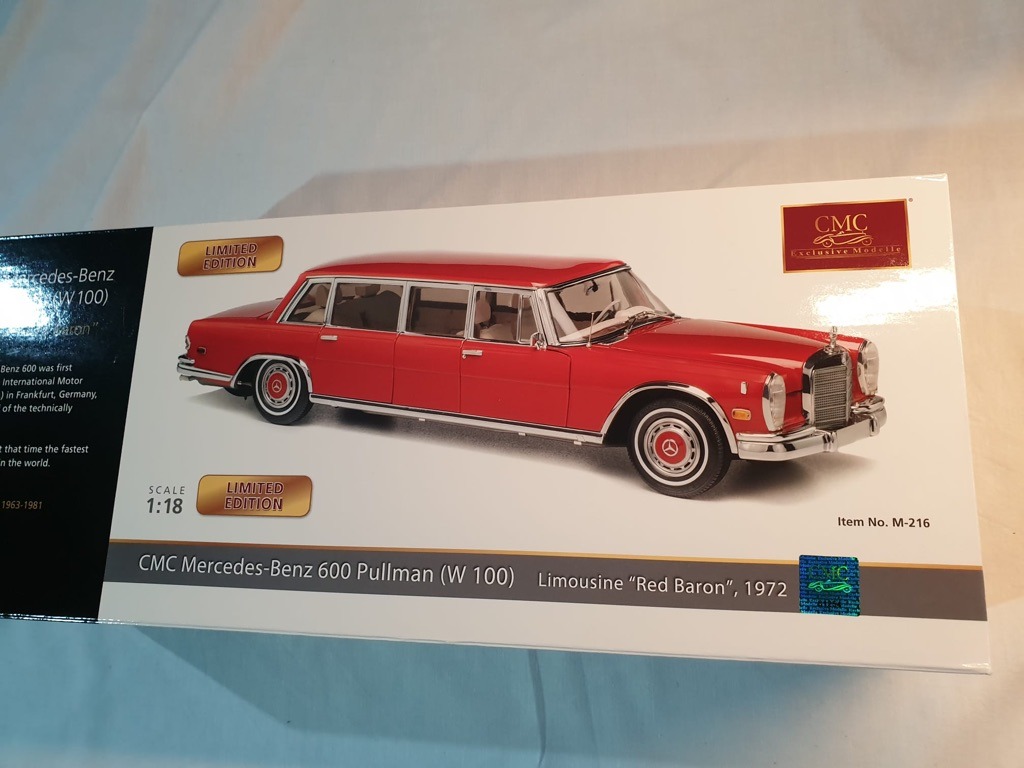 Mercedes-Benz 600 Pullman RED BARON CMC M-216 LE 800-aus Vorbesitz