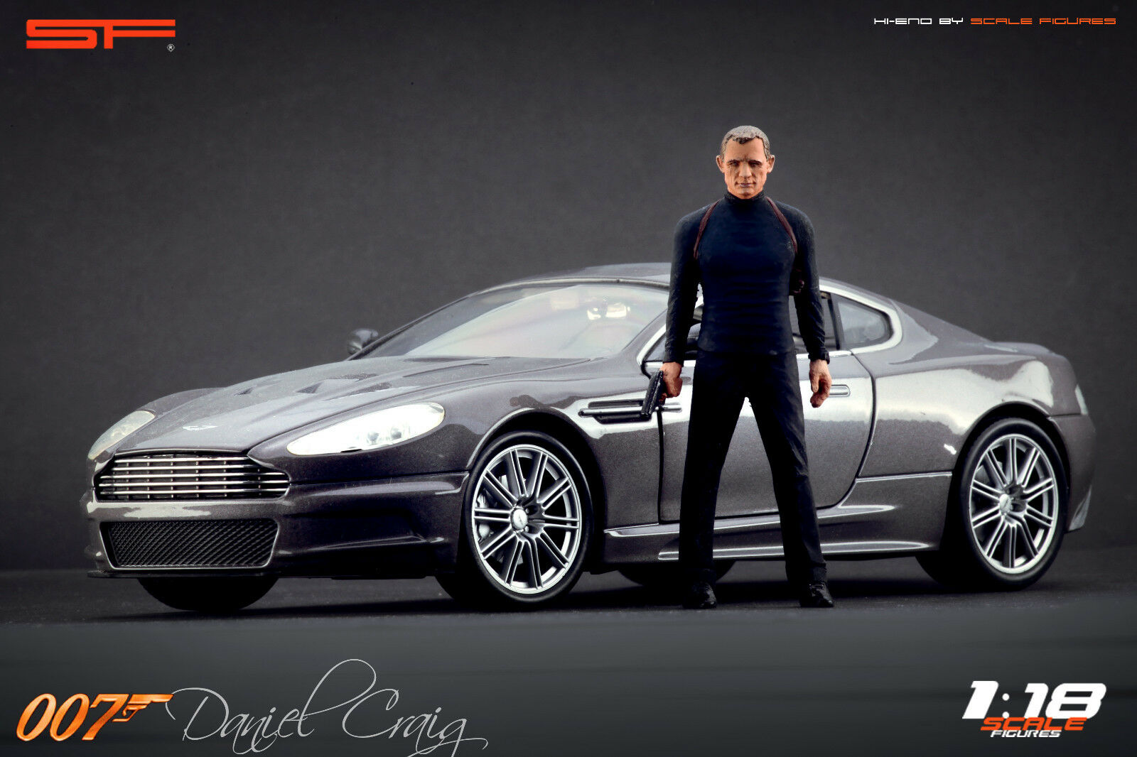 1/18 Daniel CRAIG James Bond 007 von SF Scale Figures - Handarbeit --Copy