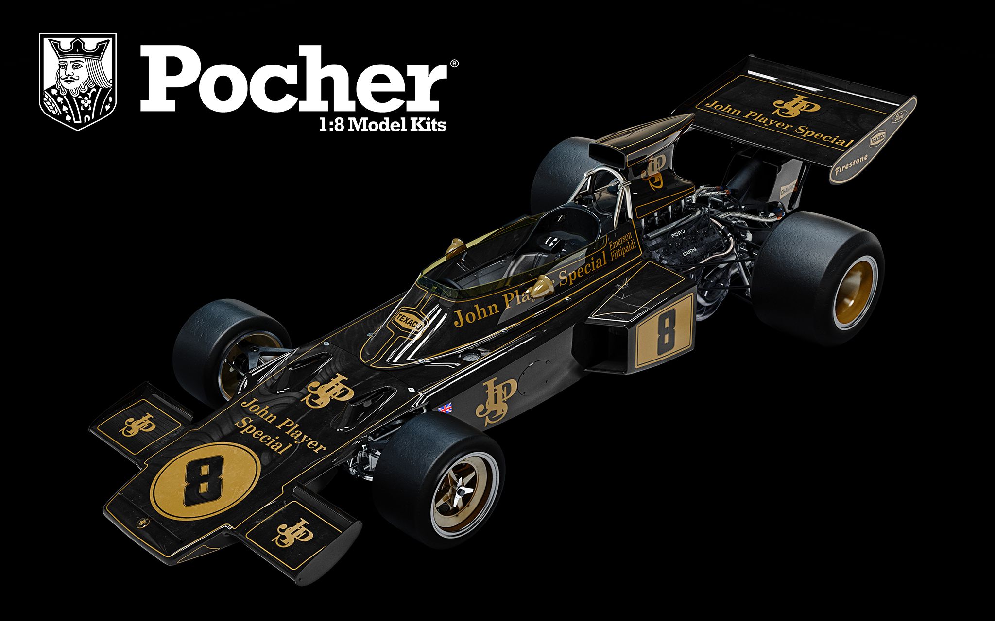 1/8 LOTUS 72D JOHN PLAYER SPECIAL  Bausatz/Kit Pocher HK114