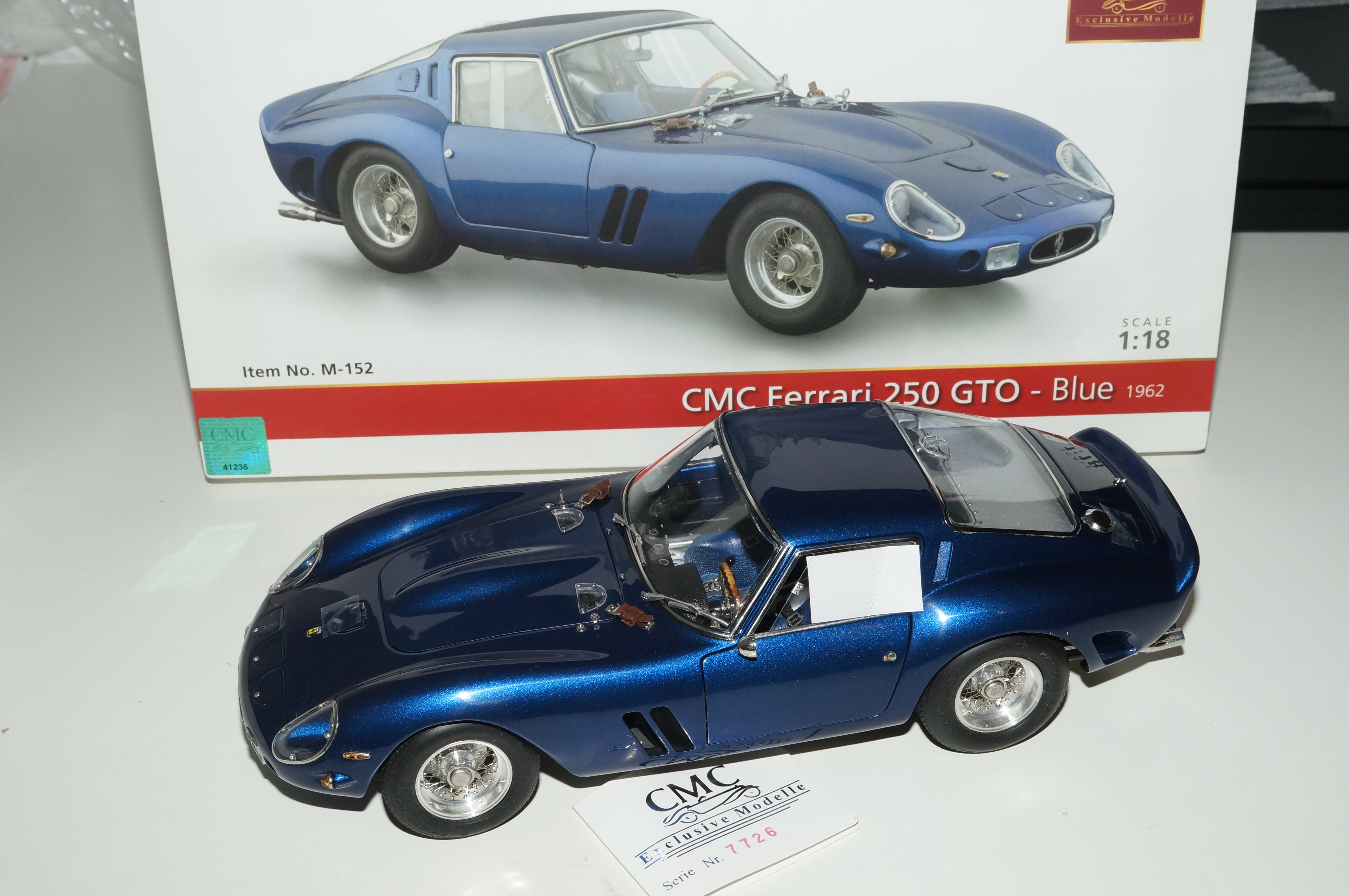 CMC Ferrari 250 GTO 1962 BLAU CMC M-152