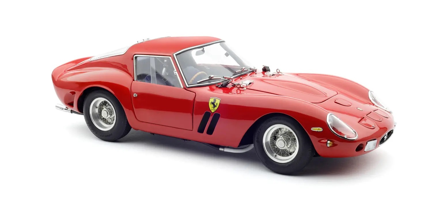 M-256 1/18 CMC Ferrari 250 GTO RED RHD Ron Fry Austrian Local Races