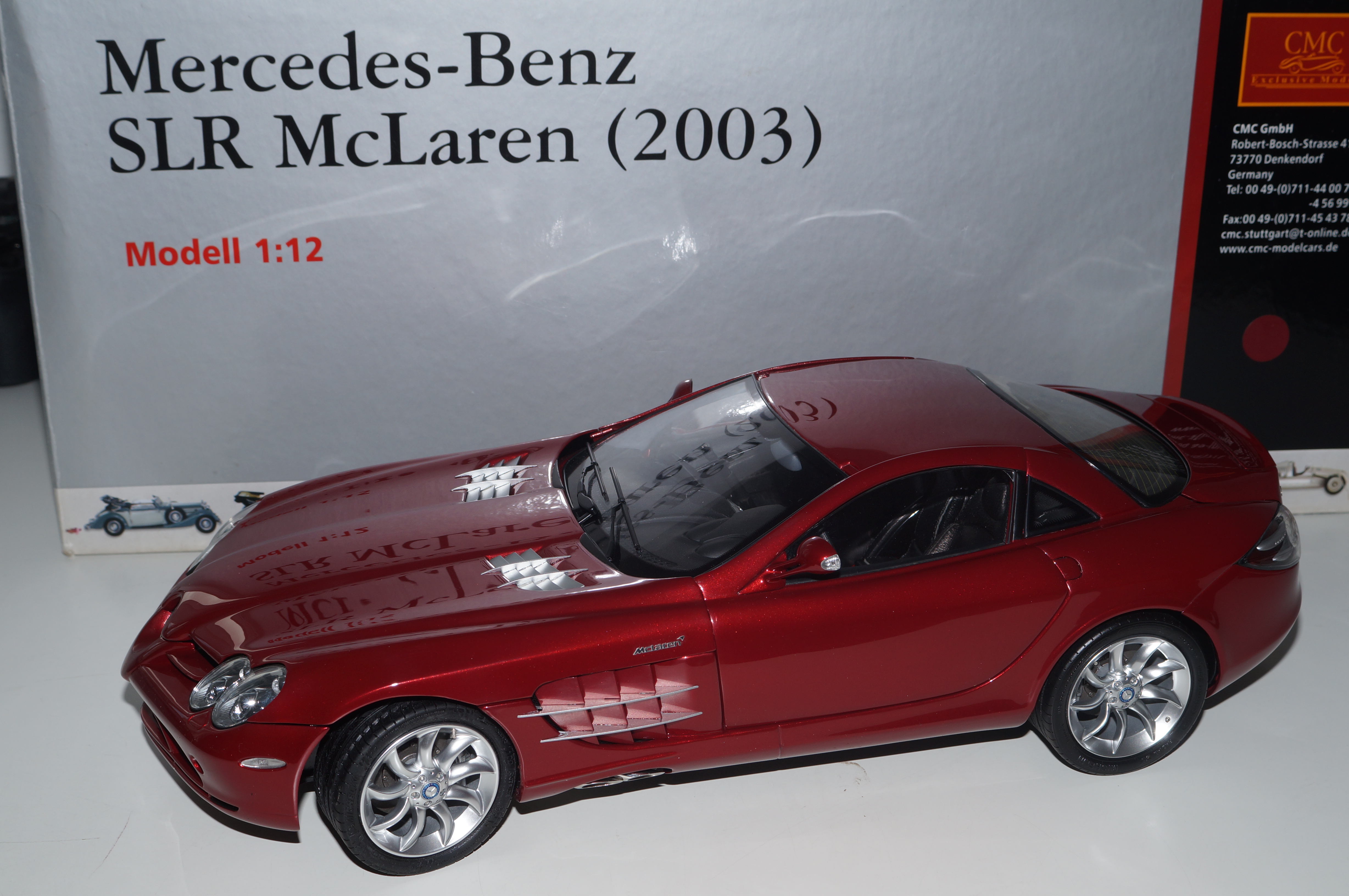 1/12 Mercedes-Benz SLR McLaren 2003 ROT CMC C-006A