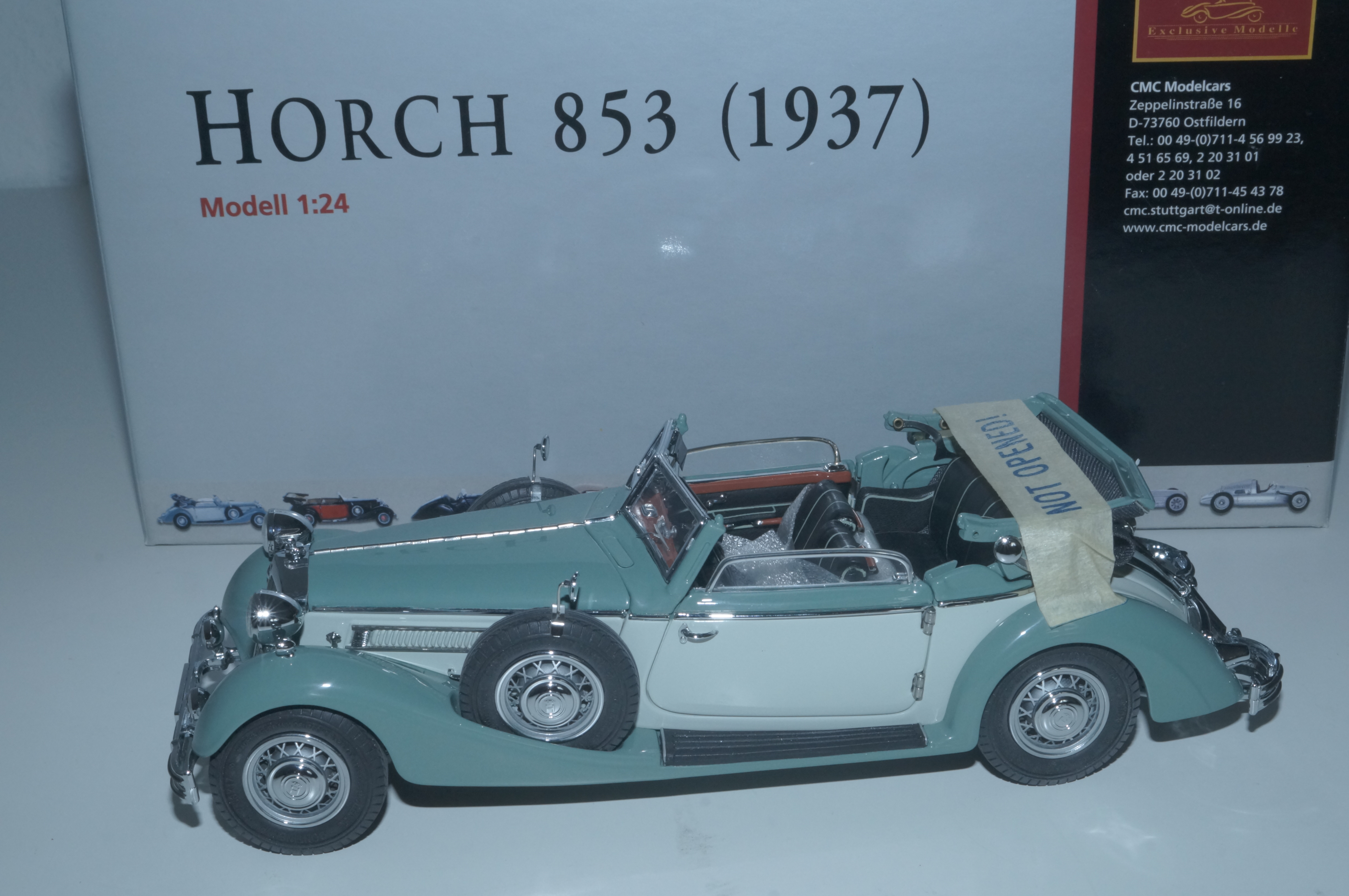 1/24 Horch 853 Cabriolet offen grün CMC M-016