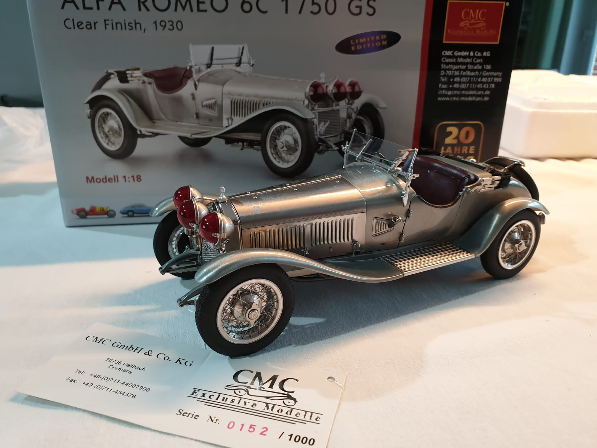 Alfa Romeo 6C 1750 GS 'unlackiert'  CMC M-142