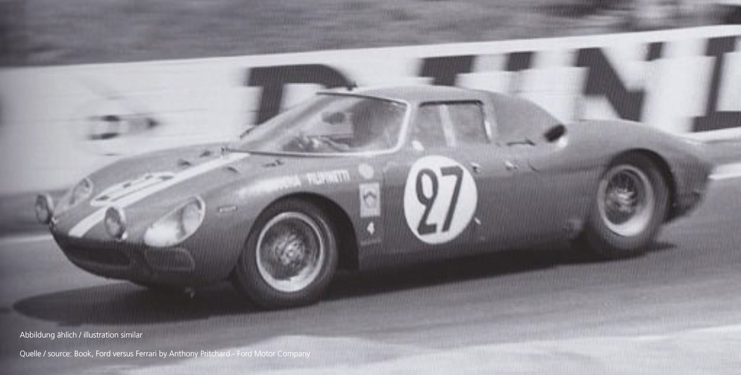 CMC M-265 1/18 Ferrari 250 LM #27 RHD 6.Platz 24H Le Mans1965 Spoerry/Boller