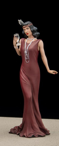 1/18 Art Deco Girl von SF Scale Figures - Handarbeit -