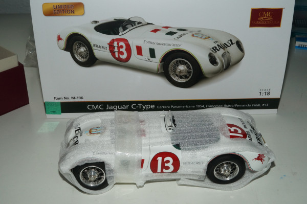 Jaguar C-Type #13 Panamericana 1953/54 Ibarra/Pinal CMC M-196 LE 500 - aus Vorbesitz