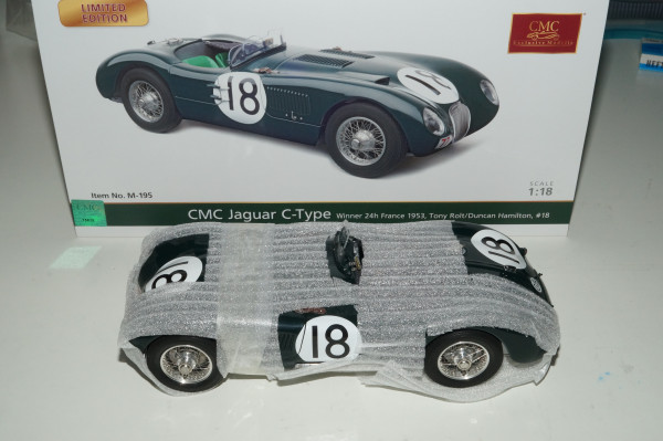 Jaguar C-Type #18 24h Le Mans Sieger 1953 Rolt/Hamilton CMC M-195 LE 1.500 - aus Vorbesitz